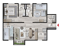 Decorated Floorplans 2D